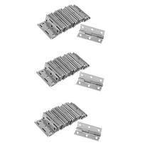 ABBY-2.5 Inches Long 6 Mounting Holes Stainless Steel Butt Hinges 60 Pcs (Pack Of 60) sidabras