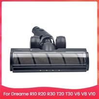 ABBY-Vacuum Cleaner Carpet Brush Head Accessory For Dreame R10, R20, R30, T20, T30, V6, V8, V10 tamsiai pilka spalva