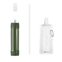 Mini Purification Water Filter Purifier Drinking Water Filtering Straw  Camping 1 Set