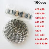 100PCS For Samsung A14 A25 A04S A20 A30 A50 A31 A51 A21S A146B A22 A24 S10 Lite A15 USB Charging Port Dock Plug Connector Socket