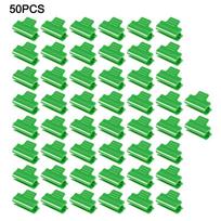 Green Greenhouse Clamps Adjustable Clamp For Stakes Plant Stake Clips Strong Plastic Material Weather Protection Clamps 30PCS