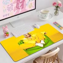 Singer Billie Eilish Mouse Pad Multiple Sizes Large Square Computer Office Game Table Mats Rubber Anti-slip Mousepads 600x300x2mm