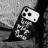 Wife Mom Boss funny Phone Case For iPhone 17 AIR 16 Pro Max 15 14 Pro 11 12 13 Shockproof Silicone Cover iPhone 14 Plus