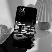 Chess Phone Case For iPhone 17 16 15 14 13 11 12 Pro Max 13 mini 15 16 Plus 16e 17 Air Cover Funda iPhone 13 mini