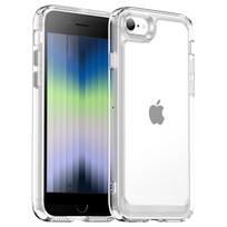Candy Color Clear Case For iPhone SE 2026 2020 Cover iPhone 8 7 SE Coque Hard PC Soft Flexible TPU Back Funda Bumper iPhone SE For SE 2020 2022