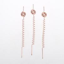 3Pcs Vitality Plant Growth Electroculture Plant Stakes Orgone Energy Copper Wire Coil Stakes Plant Support Stakes Garden Plants one size