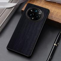 For Realme 14 13 Pro Plus Case Capa Coque Lightweight Durable Wooden Prattern Pu Leather Cover for Realme 14x Case Funda realme 14 pro plus juoda