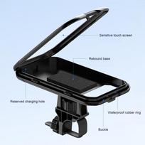 Waterproof Motorcycle Bike Mobile Phone Holder Support Universal Bicycle Gps 360° Swivel Adjustable Motorcycle Cellphone Holder A