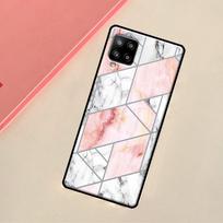 Marble Geometric Case For Samsung Galaxy A53 A12 A32 A52 A05 A36 A56 A26 A16 A33 A13 A55 A35 A15 A14 A34 A54 Samsung A22 4G