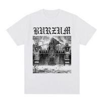 Burzum Šaunus apvalios apykaklės medvilninis vyriškas marškinėlis Naujas TEE MARŠKINĖLIS Moteriški viršutiniai drabužiai S įvairiaspalvis