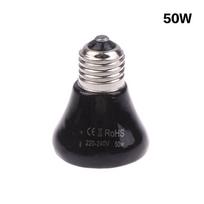 1Pc Reptile Pet Box No Light Far Infrared Ceramic Heating Lamp E27 Small Mini Heat Lamp 25W 50W 75W Mini Pet Heating Lamp 75W