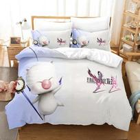 New 3D Printed Anime Game FINAL FANTASY XIII-2 Bedding Set Boys Girls Twin Queen King Size Duvet Cover Pillowcase Bed Boys Adult 135x200cm