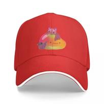 Fruit and bat  pastel Baseball Cap black New Hat Unisexs Womens