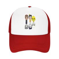 Trio de los Funny Compas Inverted Image Mikecracks Pool Party Mesh Baseball Caps Unisex FeUnisex Beach Sun Hat Hip Hop Trucker Cap One Size