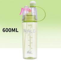 Su šiaudų vandens buteliuko purškimo purškalu vandens buteliu Creative Drink Spray taurė dviračiu žalia