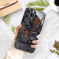 A robust glass case for iPhone17 16, 15, 14, 13, 12, 11, Xs, Xr, X, 7, 8, 6S, Mini, Plus, Pro, Max and Se series For iPhone17