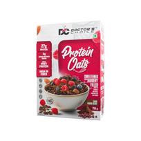Doctors Choice Aukšto baltymingumo avižos 750g | 27g baltymų avižinė košė | Tamsaus šokolado ir uogų skonio | Be pridėtinio cukraus | Be glitimo | Didelis skaidulų kiekis Sveiki pusryčiai