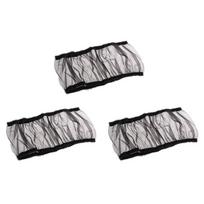 ABBY-3X Bird Cage Cover Seed Catcher Birdcage Nylon Mesh Net Cover Skirt Guard (Black) juoda