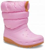 Crocs Classic Neo Puff Boot K 207684 |J2/4/Eu 33-34| Pink Tweed/Gum