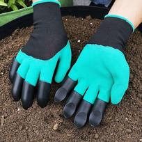 Garden Gloves Claw Work Gloves Dig Soil, Sand, Plant Flowers, Pull Weeds, Grow Vegetables Stab-Proof Gardening Gloves 1pairofordinaryclawgloves[blackgreen]
