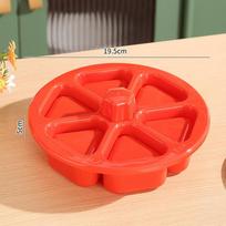 6 In 1 Onigiri Mold Triangle Sushi Mold Bento Box Sushi Making Kit Sushi Mold Sushi Press Maker Rice Ball Mold Cooking Tools raudona