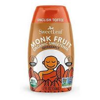Sweetleaf Stevia Monk Fruit Ekologiškas saldiklio koncentratas, Angliškas karamelinis skonis 1,7 uncijos (Pakuotėje 1 vnt)