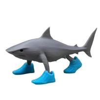 Shark in Sneakers Viral Brainrot Collectible Figurines for Desk Home Decoration