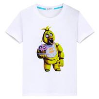 Meškos Triušio Vasariniai Šortai 100% Medvilnės Marškinėliai Animacinis y2k vientisas pride marškinėliai berniukui FNAF Anime Marškinėliai Spausdinti Viršutiniai drabužiai vaikų drabužiai mergaitėms 100 balta
