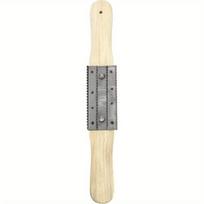 1PC Buffing Wheel Rake Polishing Rake with Wooden Handle and Stainless steel Rake for Removing Residual Compounds Metal from Buffing Polishing Wheels