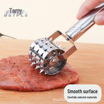 Stainless Steel Meat Tenderizer Needle Rolling Wheel for Steaks