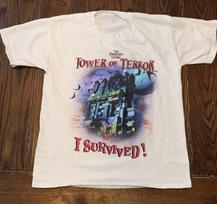 Aš Išgyvenau Tower of Terror Balti Disney Marškinėliai Dydis S-5XL Pakartotinis spausdinimas XL