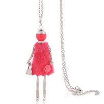 Big Chokers Long Necklace for Women Pendants Statement  Stylish French Jewelry Charms Necklaces Lovely