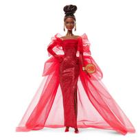 Barbie Mattel 80th Anniversary Doll Brunette Signature BLACK Doll House Pretend Play Barbie Doll Ages Red JBJ18 Dress-up & 6+