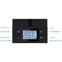 IP68 Profesionalus RGB akvariumo apšvietimas Vandeniui atsparus RGB pilno spektro akvariumo šviestuvas Augalų akvariumo apšvietimo lempa 30cm Panel Control black