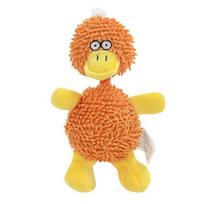 Indestructible Dog Chew Toy for Aggressive Chewers Soft Plush Puppy Teething Toy Interactive Squeaky Stuffed Animal Toy for Small Medium Large Dogs Little Duck