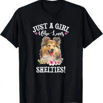 Shetland Sheepdog T-Shirt S juoda