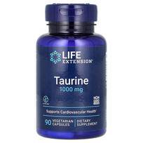 Life Extension Taurine 1000mg Vegetarian Capsules, 90 Counts 90 pcs - 1 ea