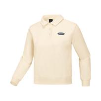 Skechers Basic Sports Series Pickleball Collection College Style Casual Comfortable Windproof Warm Hoodie Women hoodies Pearl-White P424W040-02EP S