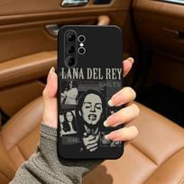 Vintage Singer Lana Del Rey Phone Case For Samsung S25,S24,S21,S22,,Plus S23,S30,Ultra,S20,Fe,Lite,Black Soft Silicone Samsung S21lite