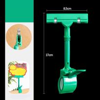 Multifunctional Adjustable Price Tag Clip Holder Colorful Advertising Display Support Photo Postcard Holder School Office žalia