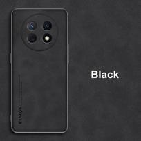 Prabangus PU odos dėklas Huawei Nova Y91 NovaY91 Dangtelis Matinis Pilna Apsauga Silikoninis Telefono Dėklas Huawei Nova Y90 Coque For Huawei Nova Y91 juoda