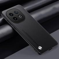 Prabangus PU odinis dėklas Vivo iQOO Z10 Turbo Pro galiniam dangteliui, silikoninis pilnos apsaugos telefono dėklas iQOO Z10 Turbo 5G Coque iQOO Z10 Turbo juoda