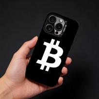 Bitcoin Phone Case For iPhone17, 16,15,14,13,12 Pro Max Black Candy Matte Shockproof Cover iPhone13