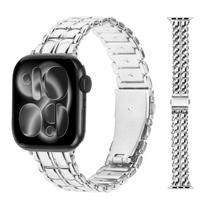 Stainless Steel strap for Apple Watch ultra2 3 band 49mm 40mm 44mm 45mm 46mm Metal buckle Bracelet iWatch series 9 7 8 se 10 11 38 40 41mm S10-42mm sidabras