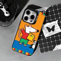 M-Maisy Mouse R-Rat Phone Case For iPhone 17,16,15,14,13,12,11 Plus,Pro Max,XS,Colored silver phone case iPhone17