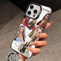 C-Cute Lola Singer I-Indigos  Phone Case For iPhone 17,16,15,14,13,12,11 Plus,Pro Max,XS,Colored Silver Plated Inside Cover iPhone16promax