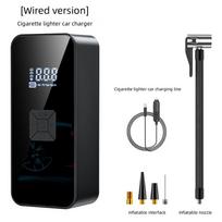 Rechargeable Air Pump Tire Inflator Portable Compressor Digital Cordless Car Tyre Inflator For Bicycle Balls Wired version