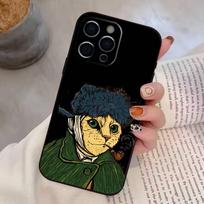 Retro Oil P-Painting Van-Gogh animal Phone Case Silicone Soft For IPhone 17 16 15 14 13 12 11 X XR Plus Pro Max Plus iPhone15