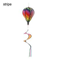 Giant Rainbow Hot Air Balloon Garden Wind Spinners Pinwheels Whirligigs Windmill Toys for Kids Yard Decor 43.3inch