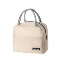 New Insulated Lunch Bag Lunch Thermal Bag Bento Insulated Cooler Bag for Work Adults Small Cooler for Food WCB07 chaki
